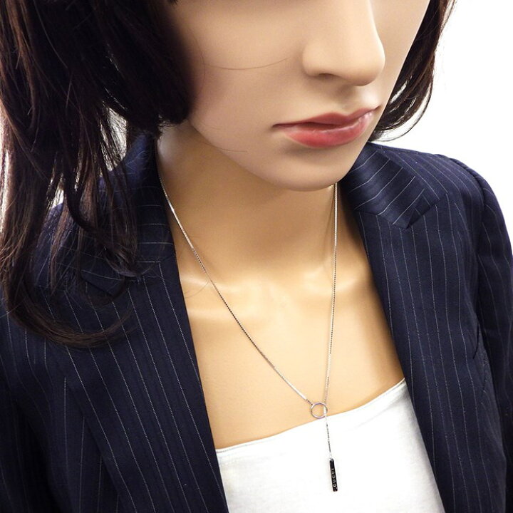 楽天市場】グッチ GUCCI ネックレス ラリエット ラリアット ロゴ  