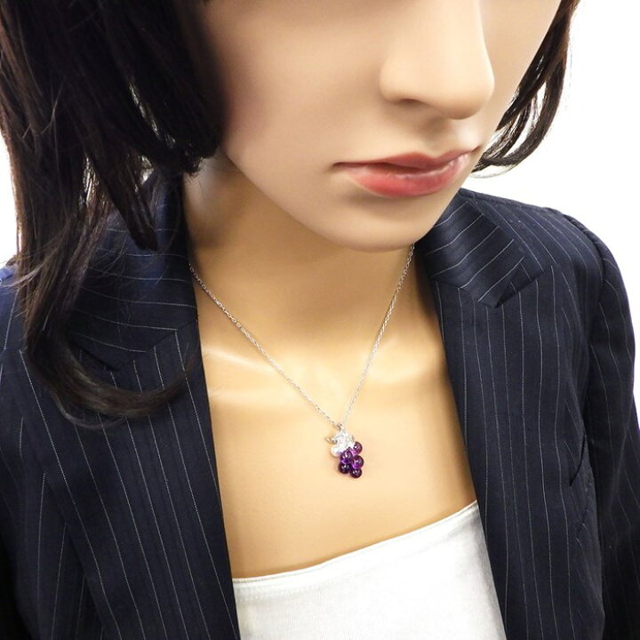 楽天市場】ミキモト MIKIMOTO ネックレス ブドウ モチーフ グレープ  