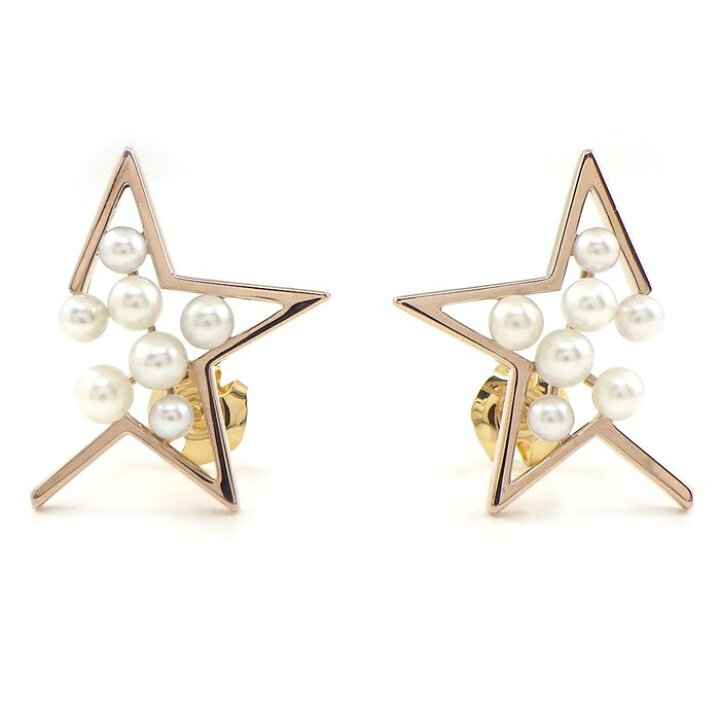 楽天市場】タサキ 田崎真珠 TASAKI ピアス アプストラクト スター EC 