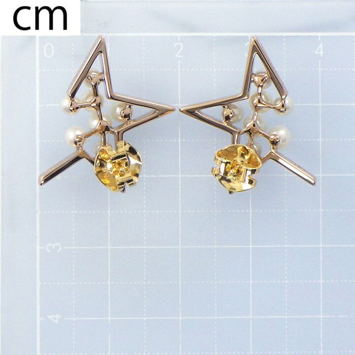 楽天市場】タサキ 田崎真珠 TASAKI ピアス アプストラクト スター EC 