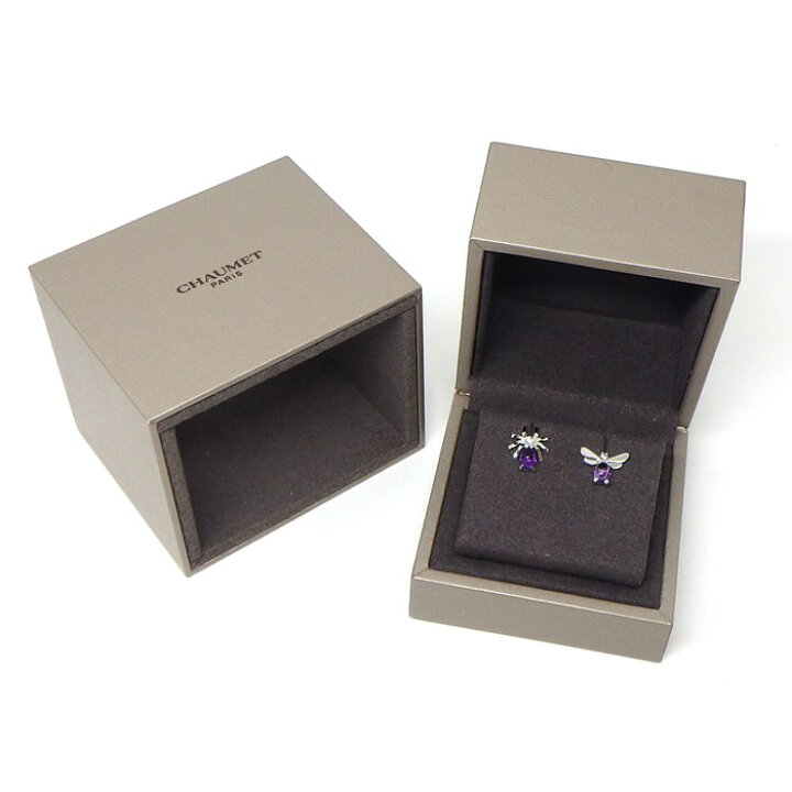 CHAUMET 昆虫モチーフ ピアス（蜂とクモ）