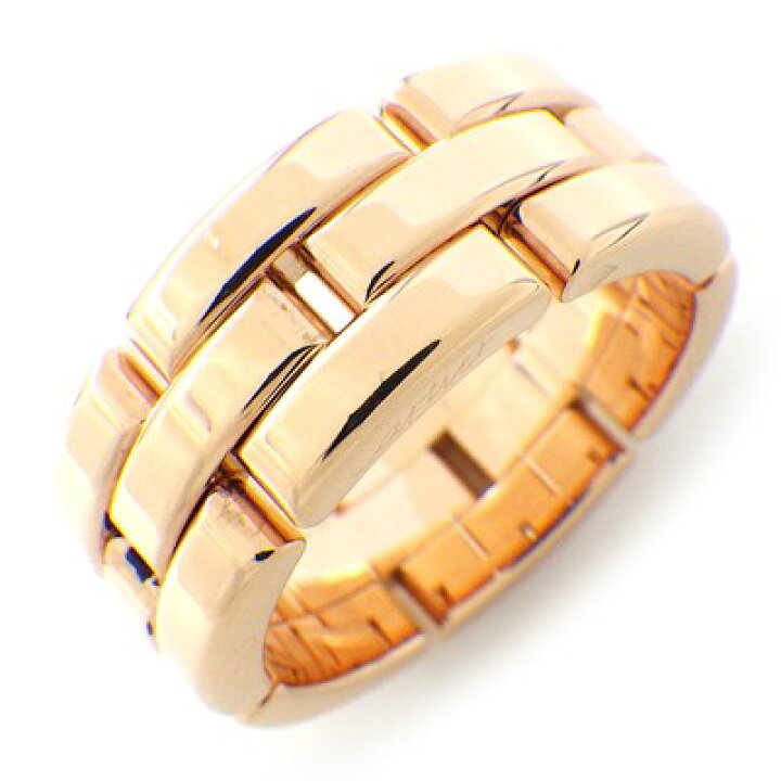 楽天市場】カルティエ Cartier リング マイヨン パンテール 3連 3ロウ 