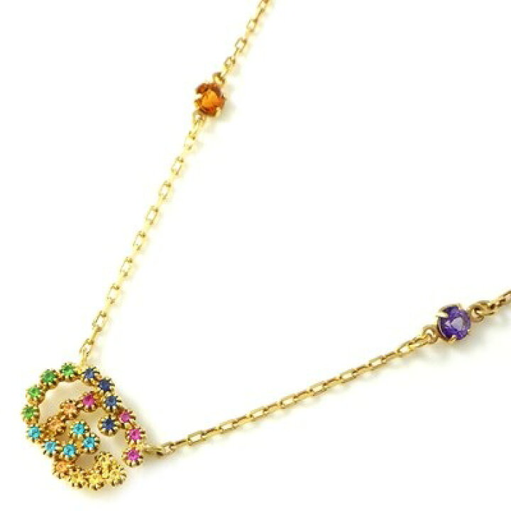 楽天市場】グッチ GUCCI ネックレス GG ランニング ロゴ マルチカラー  