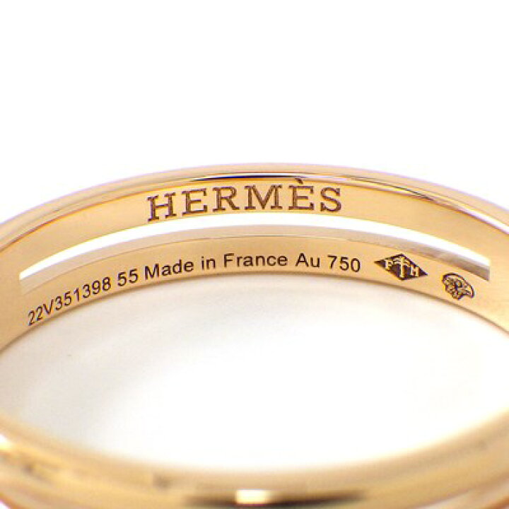 楽天市場】エルメス HERMES リング アリアンヌ H119836B Hモチーフ 