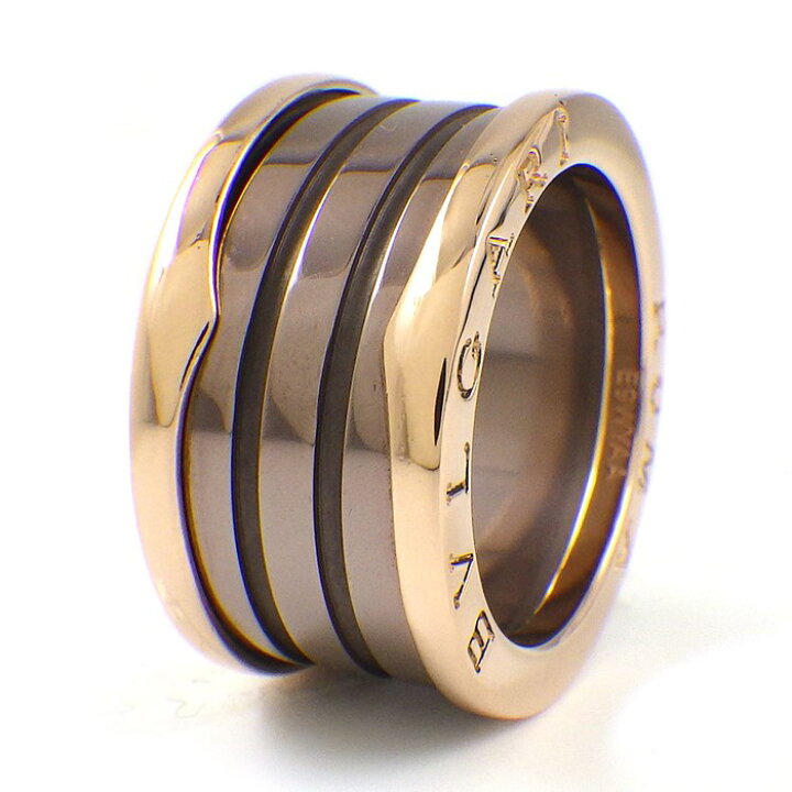 楽天市場】ブルガリ BVLGARI リング B-zero1 ビーゼロワン 3バンド  