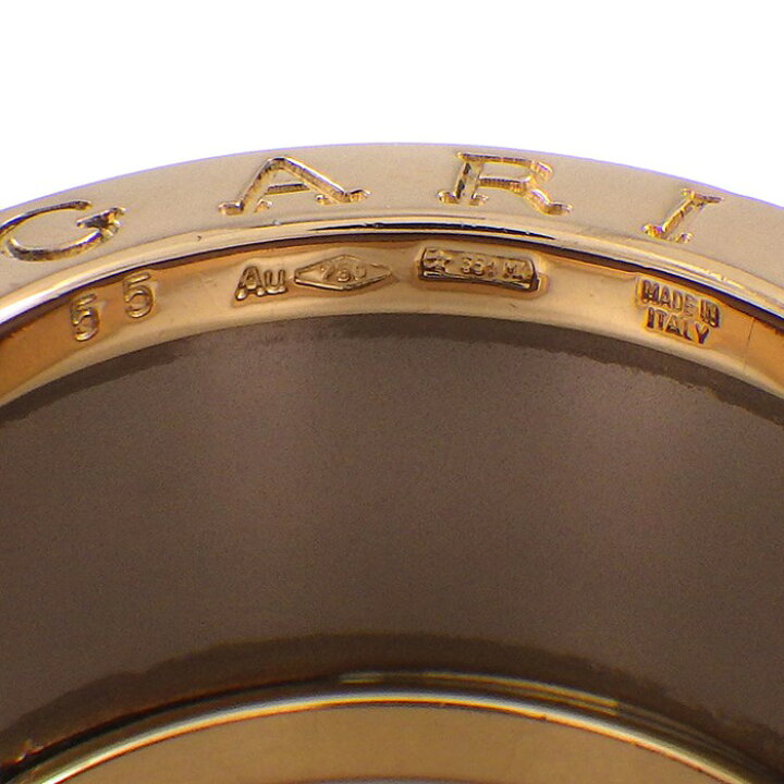 楽天市場】ブルガリ BVLGARI リング B-zero1 ビーゼロワン 3バンド 