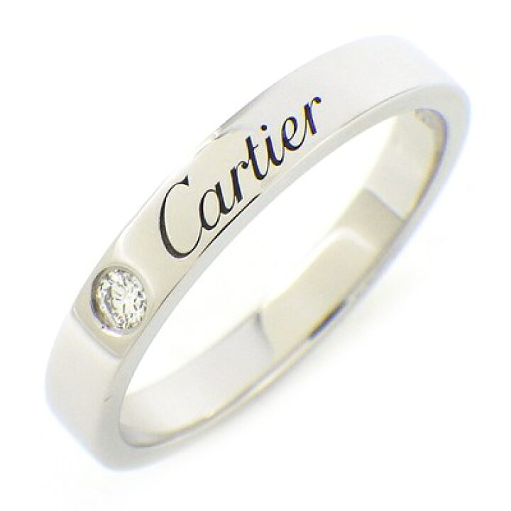 楽天市場】カルティエ Cartier リング C ドゥ カルティエ ウェディング  