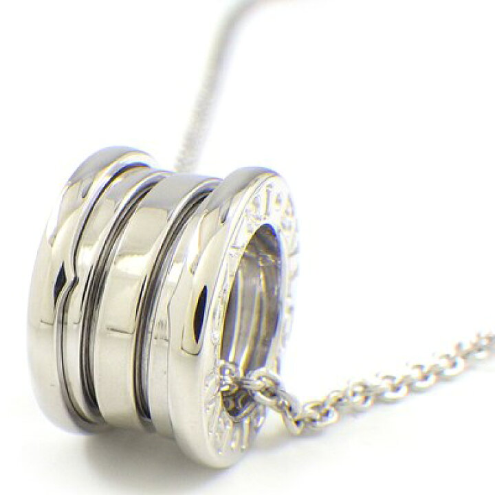 楽天市場】ブルガリ BVLGARI ネックレス B-zero1 ビーゼロワン K18WG  