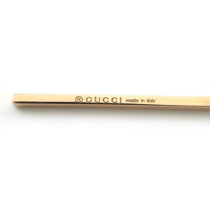 楽天市場】グッチ GUCCI ピアス バー ロゴ スウィング ドロップ 