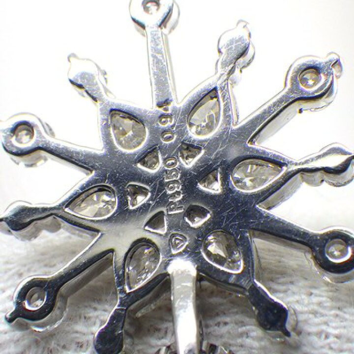 楽天市場】【ダイヤモンド】 ネックレス スノークリスタル 雪の結晶  