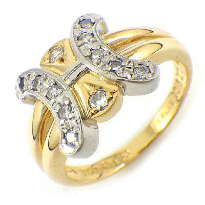 楽天市場】セリーヌ CELINE リング トリオンフ ダイヤモンド 計0.16ct 