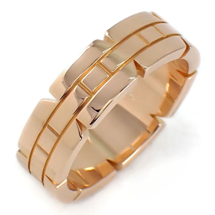 楽天市場】カルティエ Cartier リング タンク フランセーズ K18PG 15号  