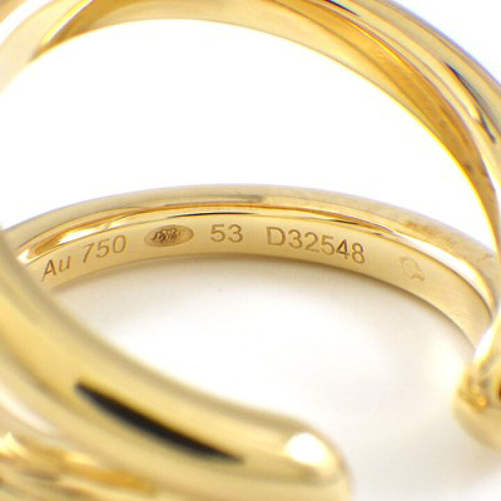 楽天市場】ルイ・ヴィトン LOUIS VUITTON リング バーグ LV ヴォルト  