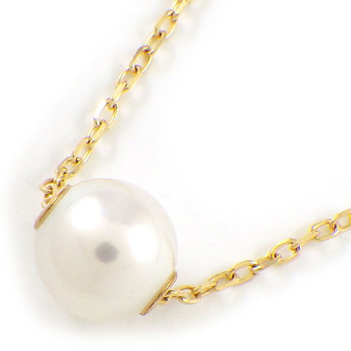 楽天市場】ミキモト MIKIMOTO ネックレス PP-20078K 一粒 パール 7.0mm 