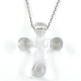 ティファニー Tiffany & Co. ネックレス クロス ロッククリスタル PT950 【中古】