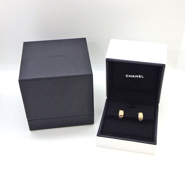 楽天市場】シャネル CHANEL ピアス クリップ フープ ココ クラッシュ 