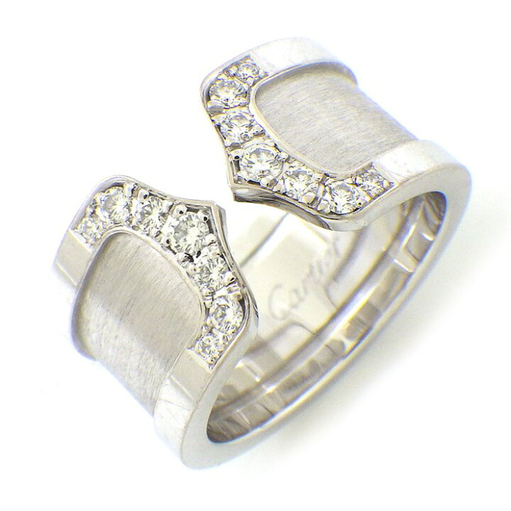 楽天市場】カルティエ Cartier リング C2 2C ワイド LM ダイヤモンド  