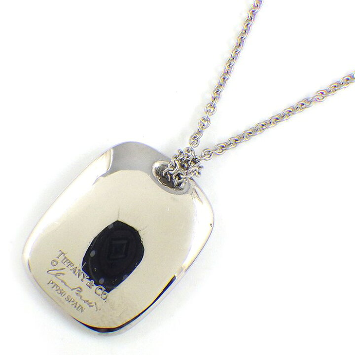 楽天市場】ティファニー Tiffany & Co. ネックレス スクエア プレート  