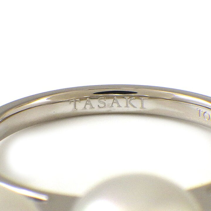 楽天市場】タサキ 田崎真珠 TASAKI リング バランス エラ R-4418-18KWG  