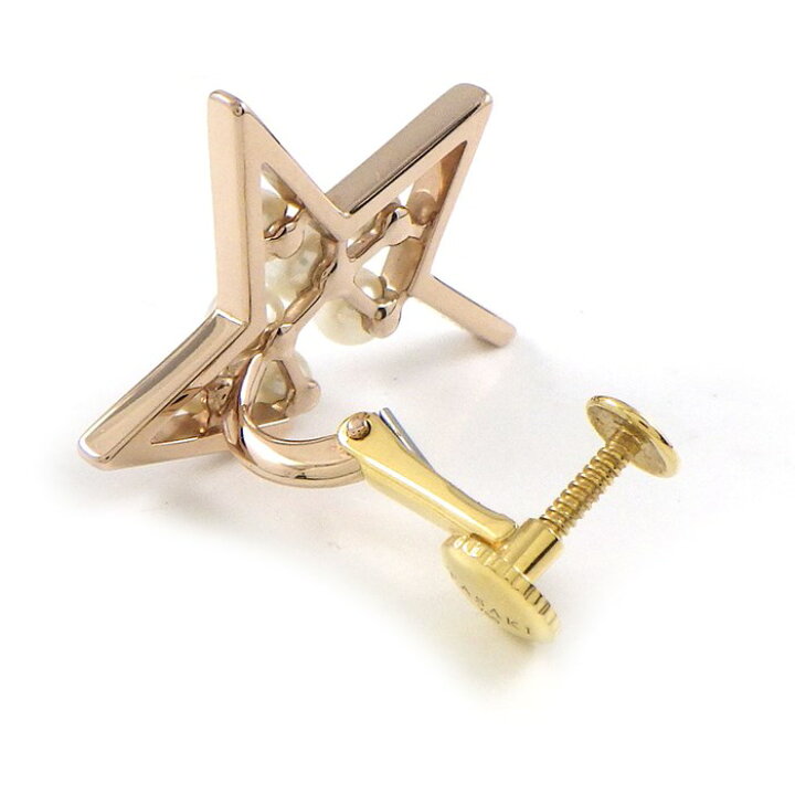 楽天市場】タサキ 田崎真珠 TASAKI イヤリング アブストラクト スター  