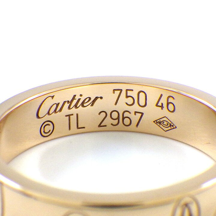 楽天市場】カルティエ Cartier ピンキーリング ハッピーバースデー SM 