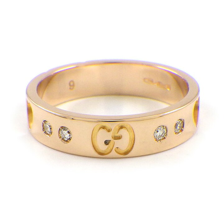 楽天市場】グッチ GUCCI リング アイコン アモーレ ハート GG ロゴ 10  