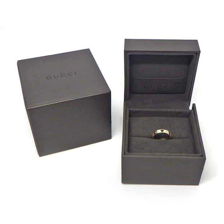 楽天市場】グッチ GUCCI リング アイコン アモーレ ハート GG ロゴ 10  