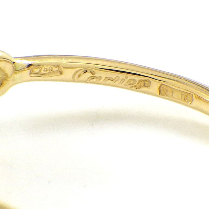 楽天市場】カルティエ Cartier リング ヒンドゥ ロータス スイレン 4 