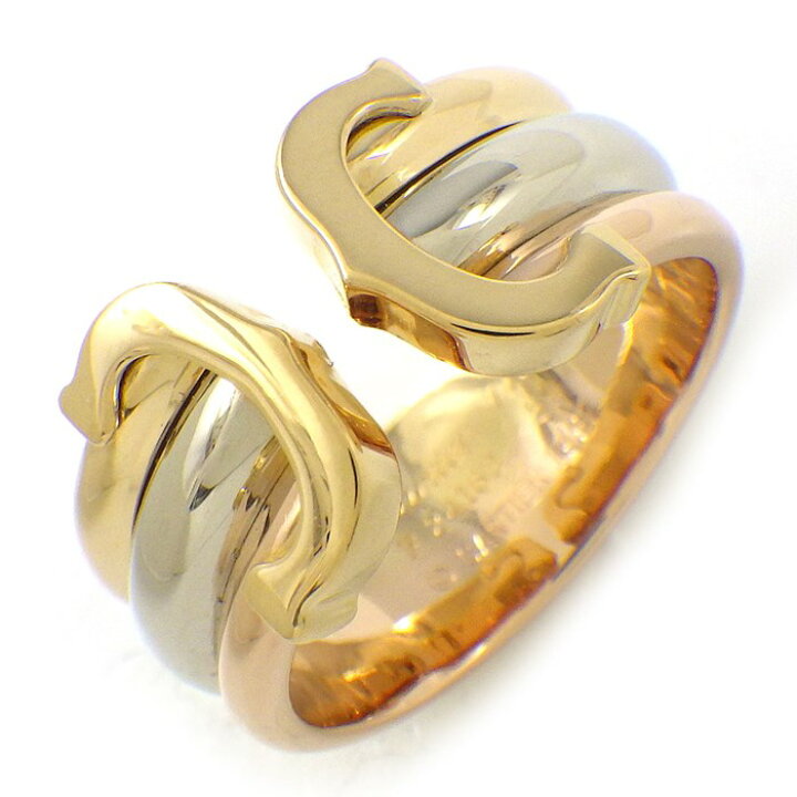 楽天市場】カルティエ Cartier リング ブークルセ C2 2C スリー 