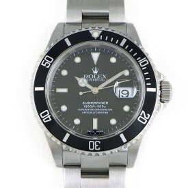 ロレックス Rolex 腕時計 サブマリーナ デイト 16610 ブラック文字盤 カレンダー 回転ベゼル SS 自動巻き 【中古】