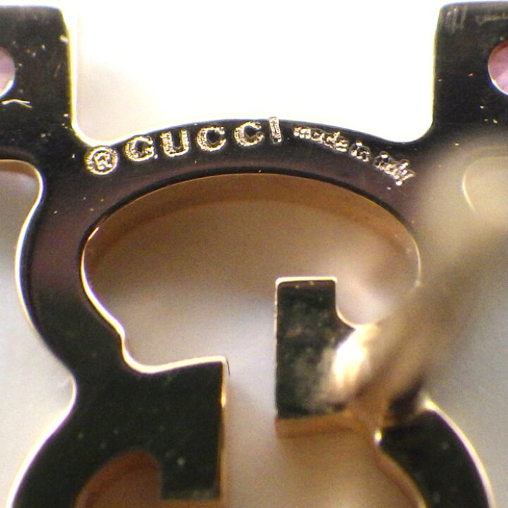 楽天市場】グッチ GUCCI ピアス アイコン スターダスト GG ロゴ ピンク 