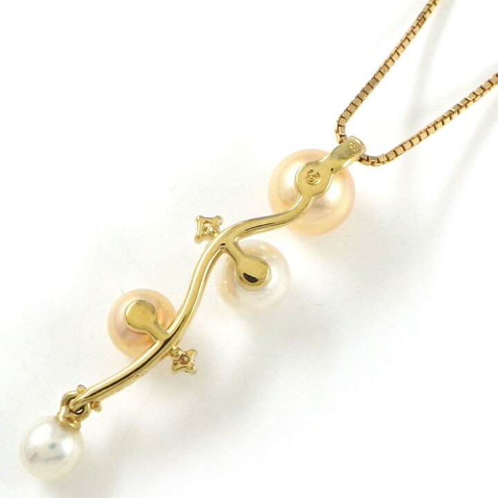 楽天市場】タサキ 田崎真珠 TASAKI ネックレス ブイ ウェーブ 