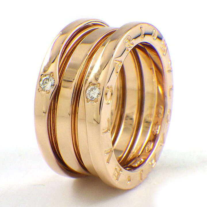 楽天市場】ブルガリ BVLGARI リング B-zero1 ビーゼロワン 3バンド 4  