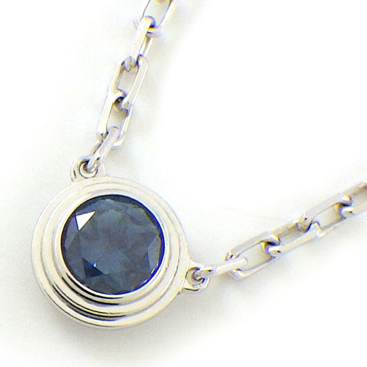 廃盤レア品Cartier カルティエダムールネックレス ブルーサファイア