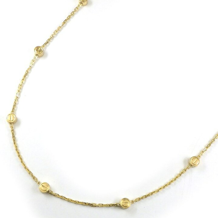 楽天市場】カルティエ Cartier ロングネックレス ラブ パスティーユ 30  