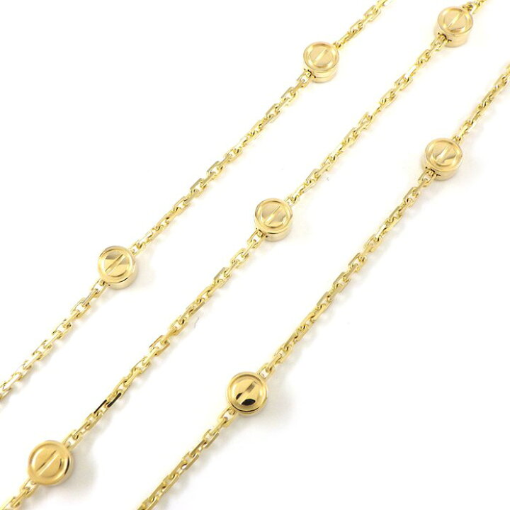 楽天市場】カルティエ Cartier ロングネックレス ラブ パスティーユ 30 