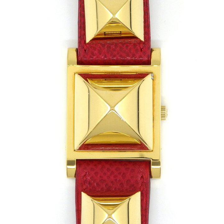 楽天市場】エルメス HERMES 腕時計 メドール ME1.201 スタッズ 蓋付き  