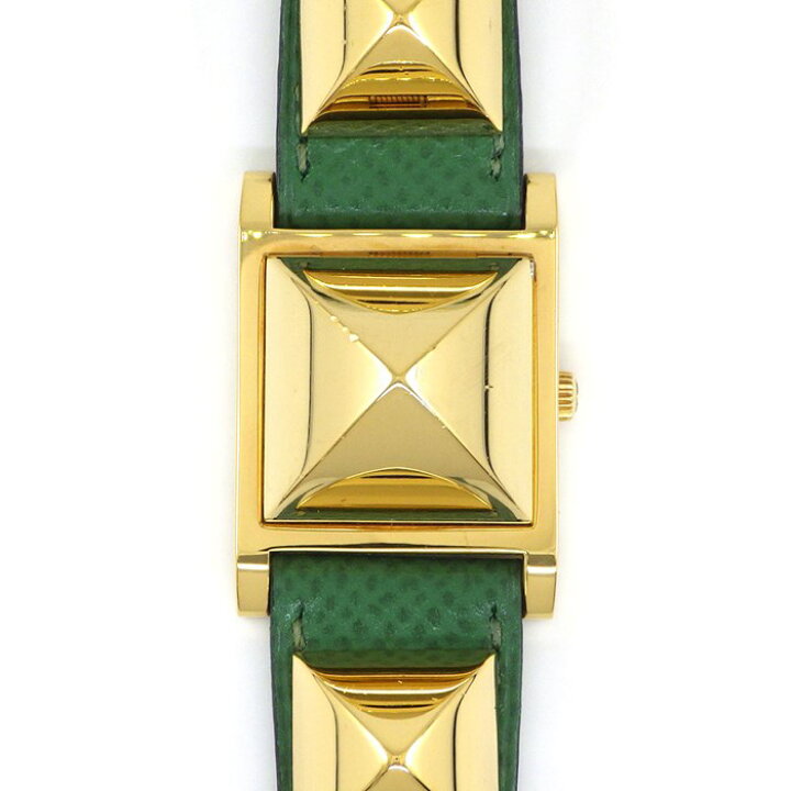 楽天市場】エルメス HERMES 腕時計 メドール ME1.201 スタッズ 蓋付き  