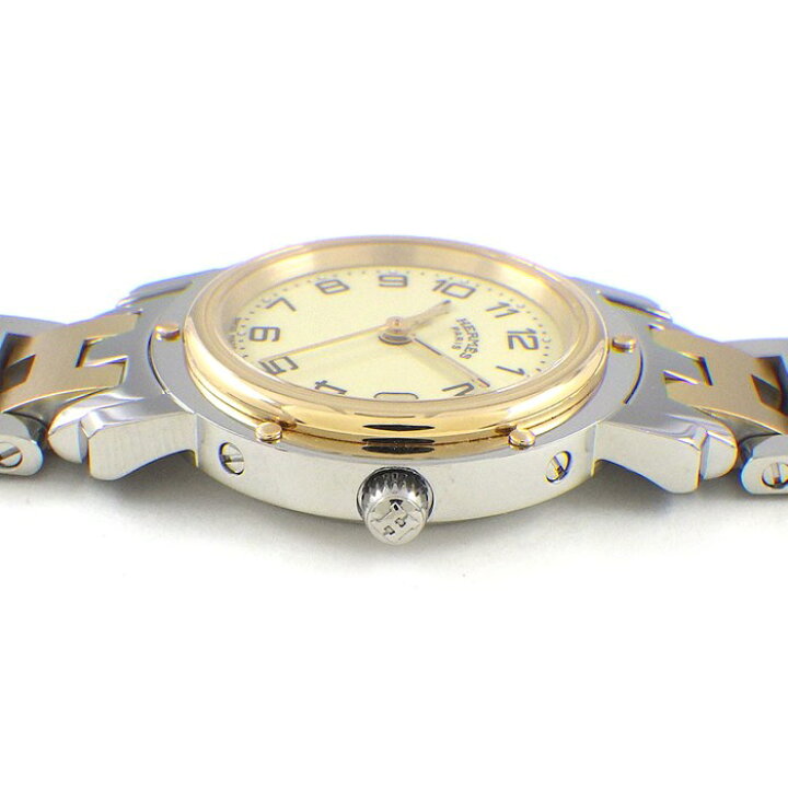 エルメス HERMES クリッパー 腕時計 時計 GP（ゴールドメッキ  