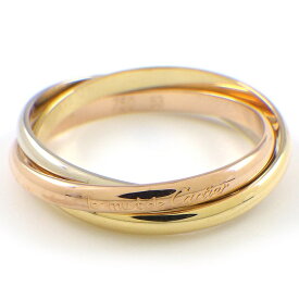カルティエ Cartier リング トリニティ XS スリーカラー K18PG K18WG K18YG 12.5号 / #53 【中古】
