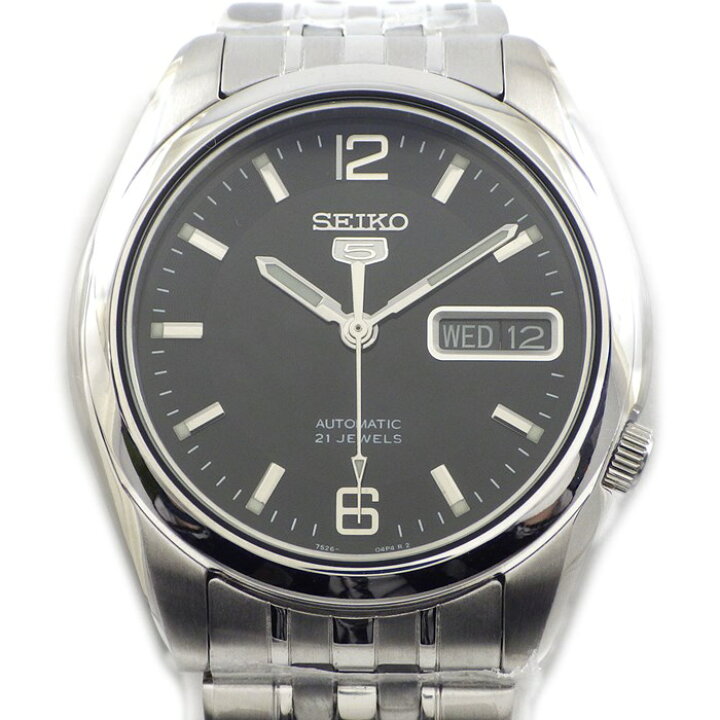 楽天市場】セイコー SEIKO 腕時計 セイコー5 7S26-01V0 ブラック文字盤  