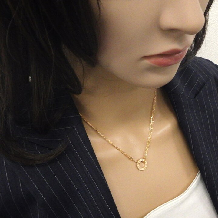 楽天市場】カルティエ Cartier ネックレス ラブ サークル B7224509  