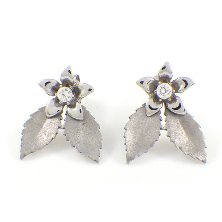 楽天市場】スタージュエリー STAR JEWELRY ピアス フラワー リーフ  
