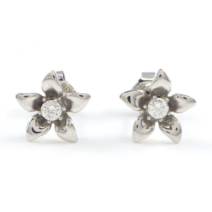 楽天市場】スタージュエリー STAR JEWELRY ピアス フラワー リーフ  