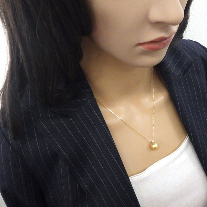 楽天市場】タサキ 田崎真珠 TASAKI ネックレス 南洋真珠 ゴールデン 