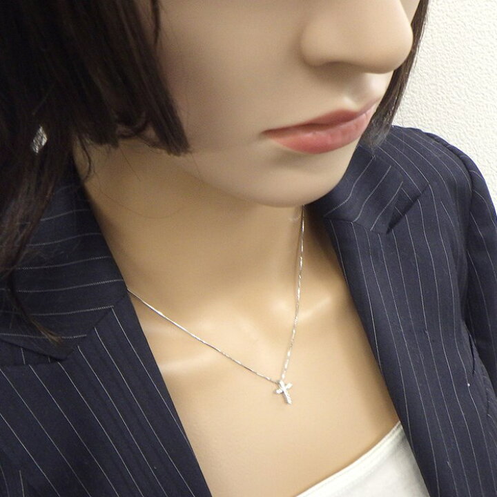 楽天市場】タサキ 田崎真珠 TASAKI ネックレス クロス モチーフ パヴェ 