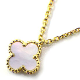 ヴァンクリーフ＆アーペル Van Cleef & Arpels ネックレス スウィート アルハンブラ VCARF69100 ホワイト シェル K18YG 白 【中古】
