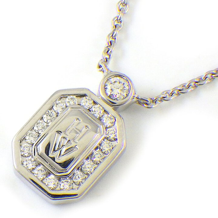 楽天市場】ハリーウィンストン HARRY WINSTON ネックレス HWロゴ