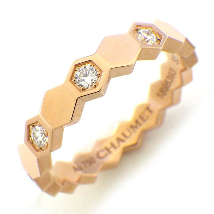 楽天市場】ショーメ Chaumet リング ビー マイ ラブ ハニカム ハーフ 
