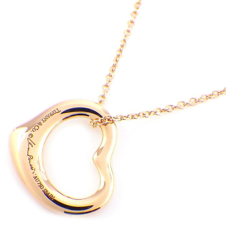 楽天市場】ティファニー Tiffany & Co. ネックレス オープンハート 幅  